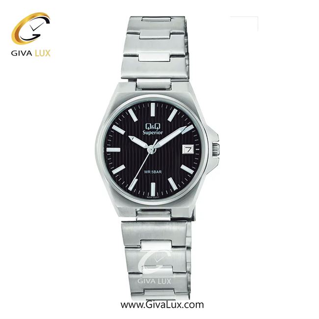 ساعت مچی اورجینال زنانه کیو اند کیو Q&Q نقره ای | نقره ای| مشکی| کد رفرنس S22A-002VY