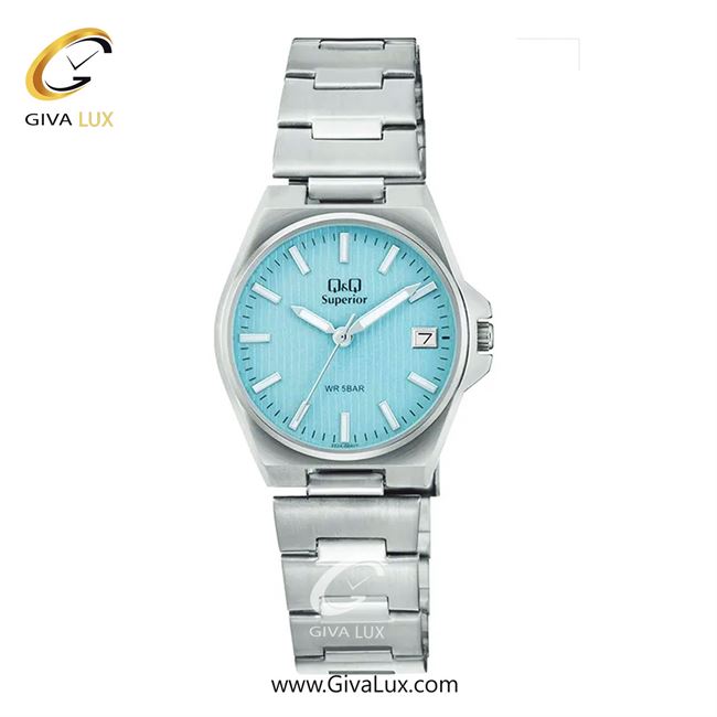 ساعت مچی اورجینال زنانه کیو اند کیو Q&Q نقره ای | نقره ای| آبی| کد رفرنس S22A-004VY