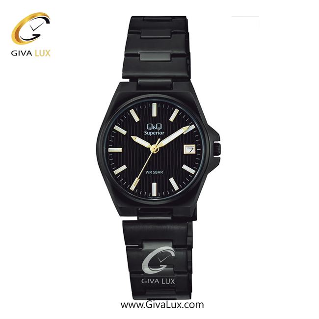 ساعت مچی اورجینال زنانه کیو اند کیو Q&Q مشکی | مشکی| مشکی| کد رفرنس S22A-008PY