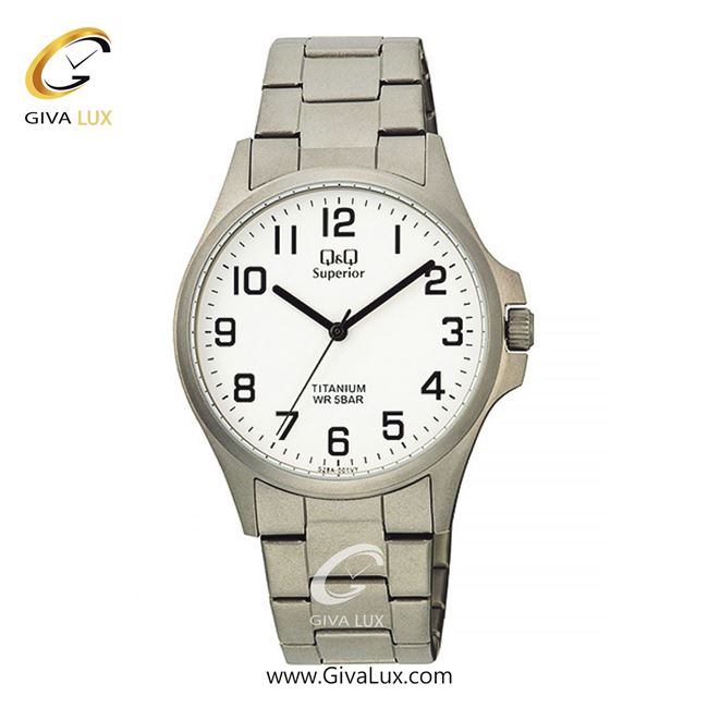 ساعت مچی اورجینال مردانه کیو اند کیو Q&Q نقره ای | نقره ای| سفید| کد رفرنس S28A-001VY