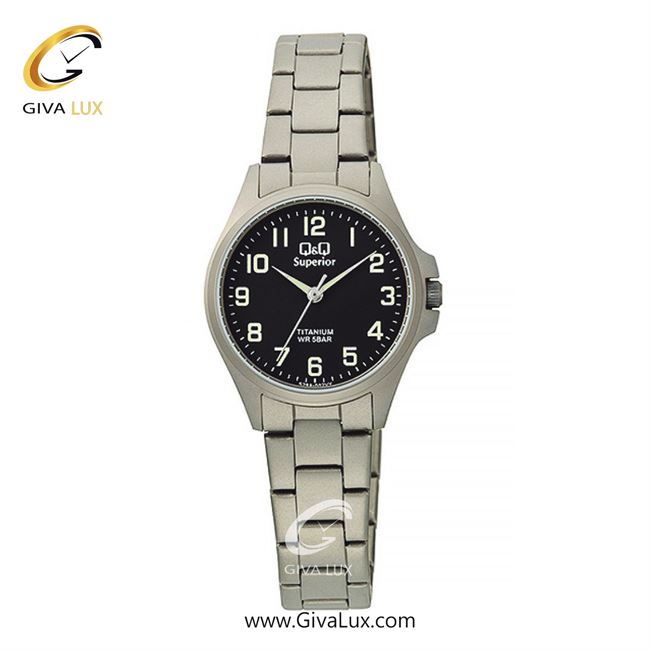 ساعت مچی اورجینال زنانه کیو اند کیو Q&Q نقره ای | نقره ای| مشکی| کد رفرنس S29A-002VY