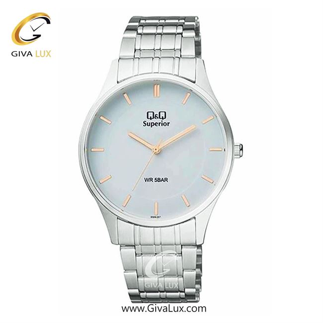 ساعت مچی اورجینال مردانه کیو اند کیو Q&Q نقره ای | نقره ای| سفید| کد رفرنس S328J201Y
