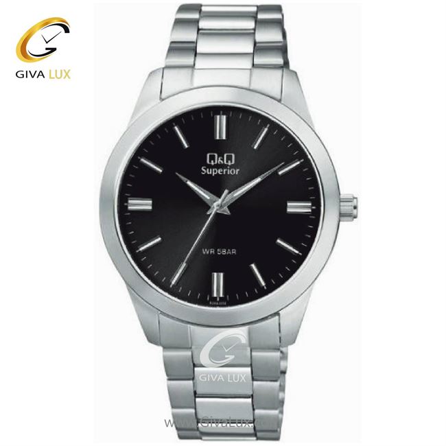 ساعت مچی اورجینال مردانه کیو اند کیو Q&Q نقره ای | نقره ای| مشکی| کد رفرنس S392J202Y