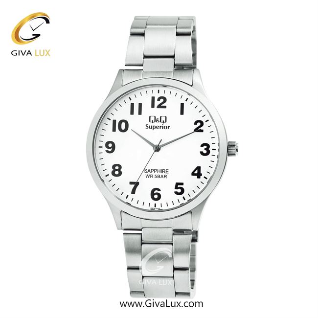 ساعت مچی اورجینال مردانه کیو اند کیو Q&Q نقره ای | نقره ای| سفید| کد رفرنس S7230565