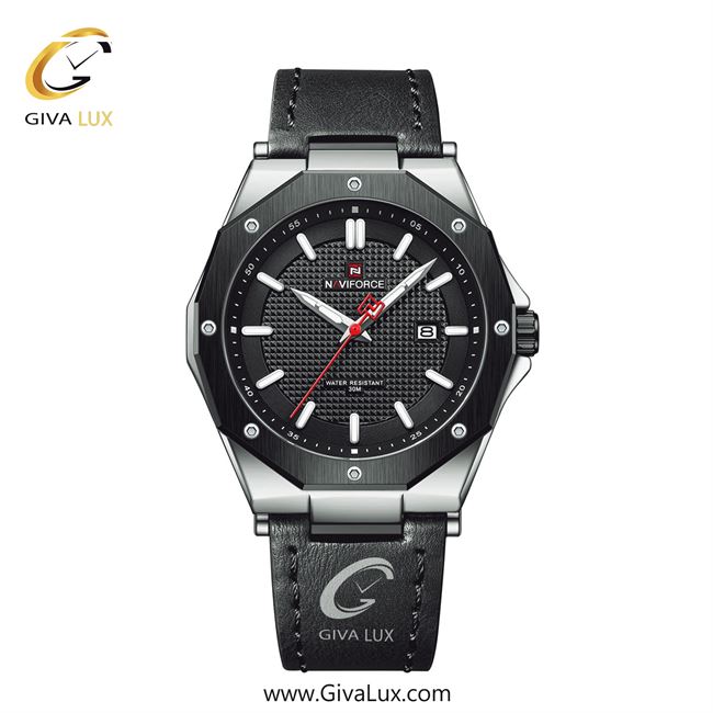 ساعت مچی اورجینال مردانه ناوی فورس|Naviforce|نوی فورس|نیوی فورس مشکی-نقره ای | مشکی| مشکی| کد رفرنس NF9200