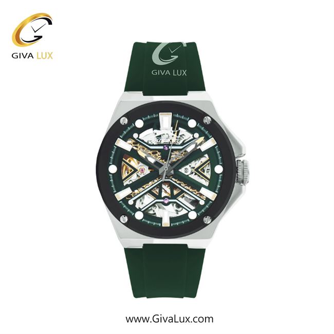 ساعت مچی اورجینال مردانه اسلازنگر مشکی | سبز| سبز| کد رفرنس SL.9.2265.1.02