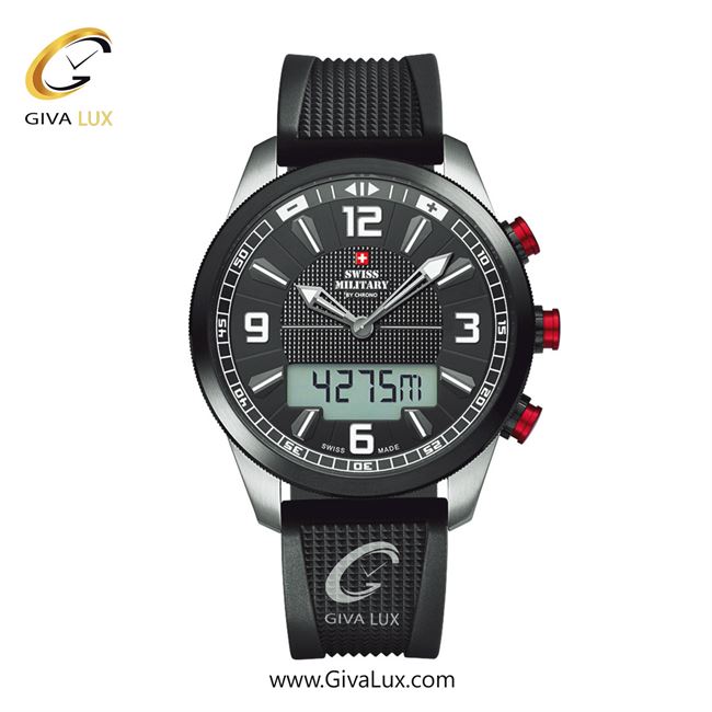 ساعت مچی اورجینال مردانه کاور دو زمانه مشکی | مشکی| مشکی| کد رفرنس CoSM34054.01