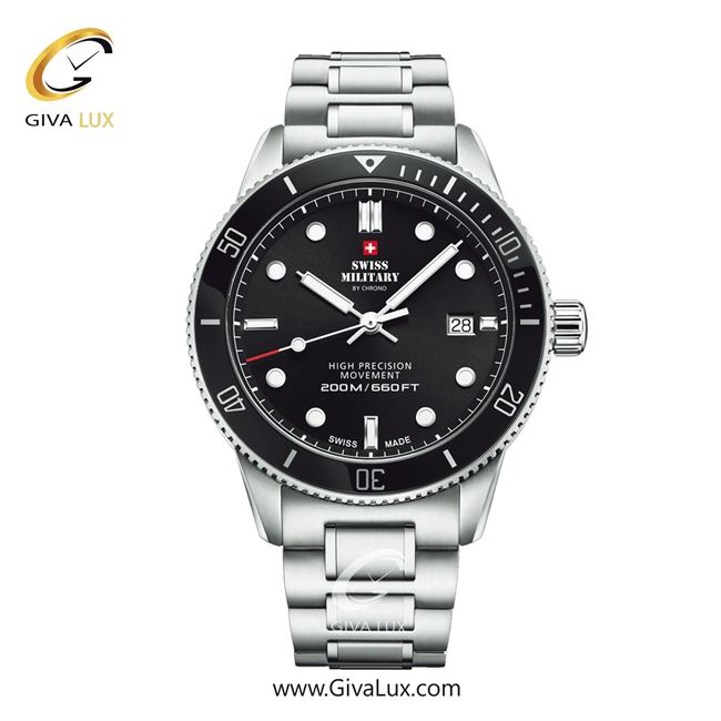 ساعت مچی اورجینال مردانه کاور مشکی | نقره ای| مشکی| کد رفرنس COSM34088.01