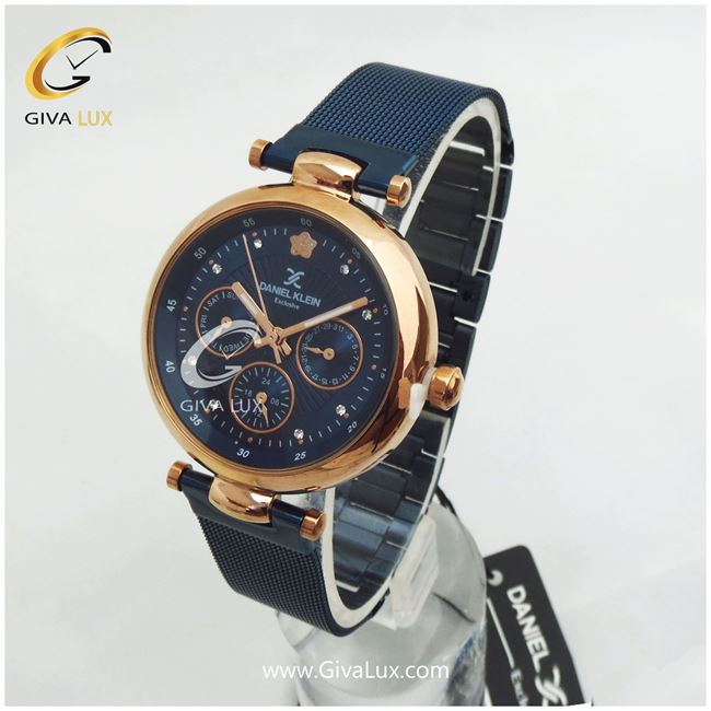 ساعت زنانه دنیل کلین بند فلزی طرح حصیری