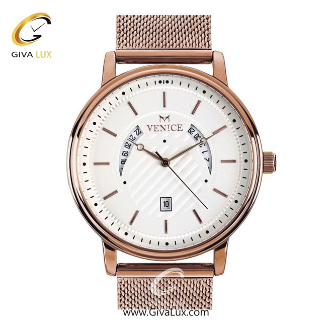 ساعت مچی اورجینال مردانه ونیز رزگلد | رزگلد| سفید| کد رفرنس V800853102