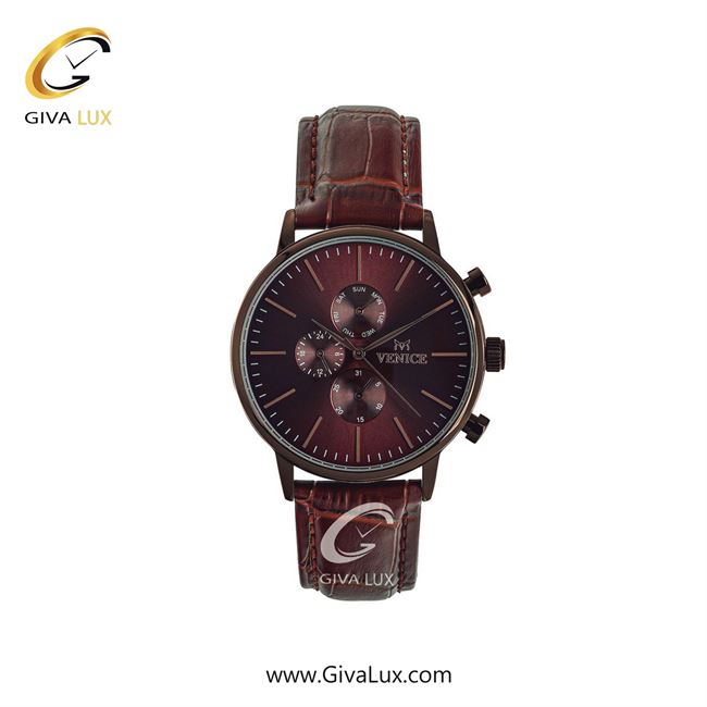 ساعت مچی اورجینال زنانه ونیز سه موتوره فول تایم کافی | قهوه ای| قهوه ای| کد رفرنس V800933901