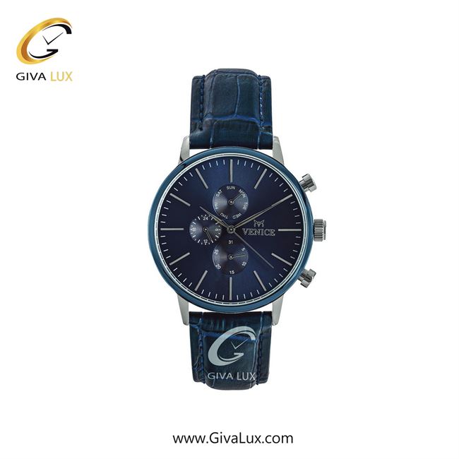 ساعت مچی اورجینال زنانه ونیز سه موتوره فول تایم سرمه ای | سرمه ای| سرمه ای| کد رفرنس V800937801