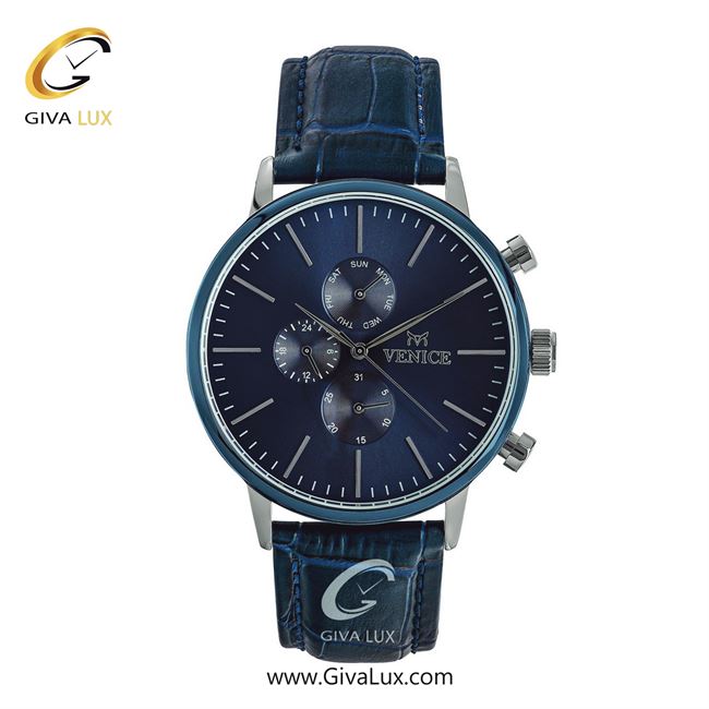 ساعت مچی اورجینال مردانه ونیز سه موتوره فول تایم سرمه ای | سرمه ای| سرمه ای| کد رفرنس V800937802