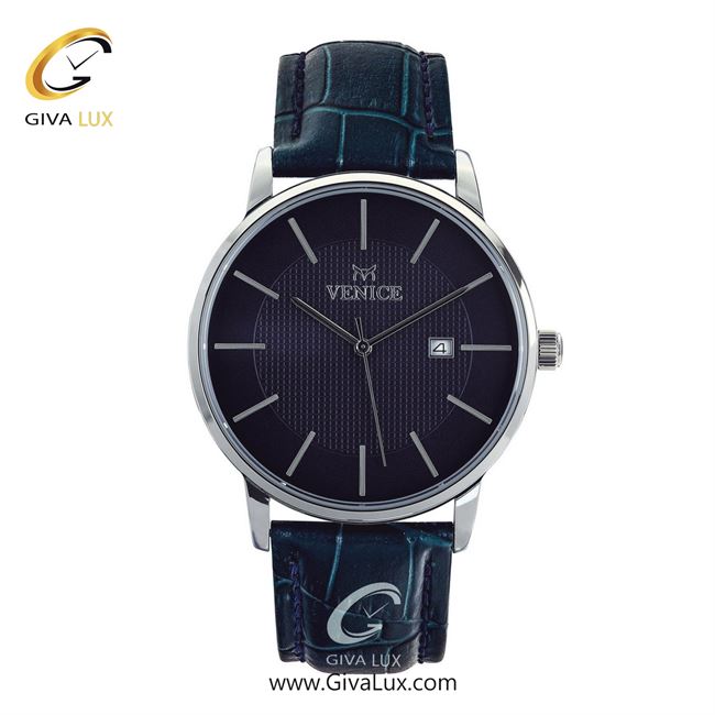 ساعت مچی اورجینال مردانه ونیز نقره ای | سرمه ای| سرمه ای| کد رفرنس V800941402