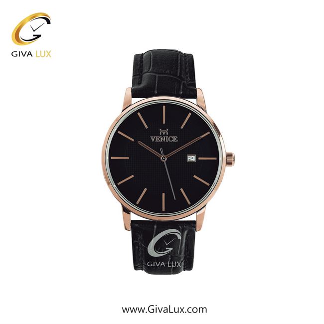 ساعت مچی اورجینال زنانه ونیز رزگلد | مشکی| مشکی| کد رفرنس V800943401