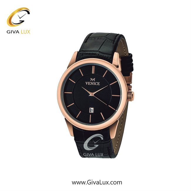 ساعت مچی اورجینال زنانه ونیز رزگلد | مشکی| مشکی| کد رفرنس V800953401