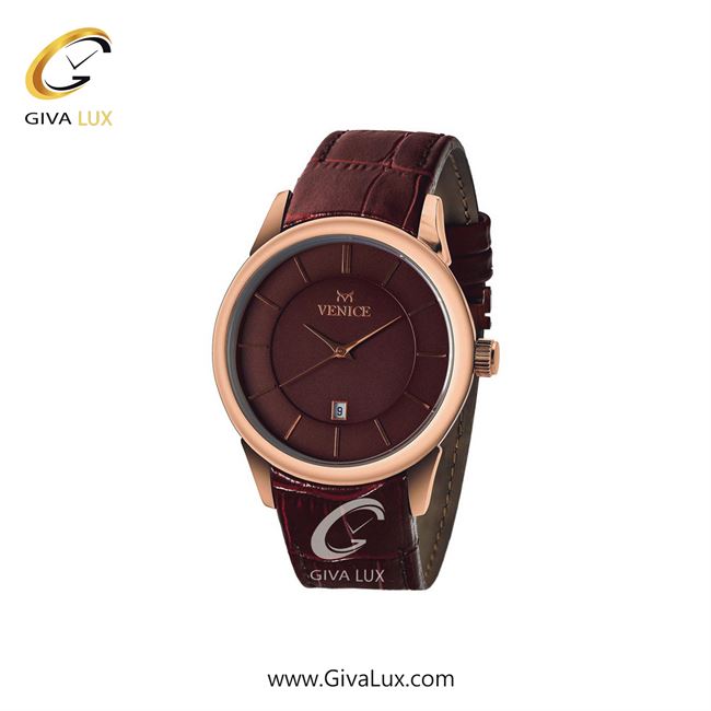 ساعت مچی اورجینال زنانه ونیز رزگلد | قهوه ای| قهوه ای| کد رفرنس V800953501