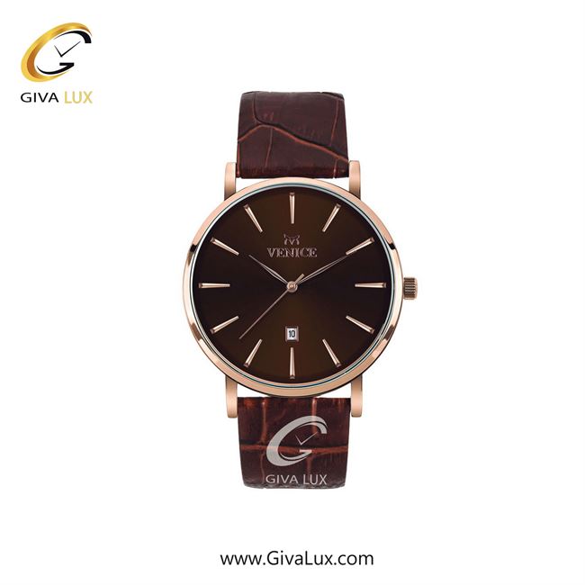 ساعت مچی اورجینال زنانه ونیز رزگلد | قهوه ای| قهوه ای| کد رفرنس V800963501