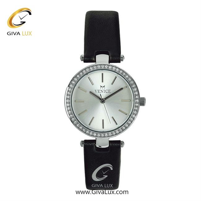 ساعت مچی اورجینال زنانه ونیز نقره ای | مشکی| نقره ای| کد رفرنس V800971101