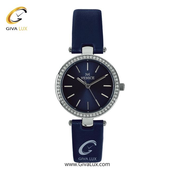 ساعت مچی اورجینال زنانه ونیز نقره ای | سرمه ای| سرمه ای| کد رفرنس V800971401