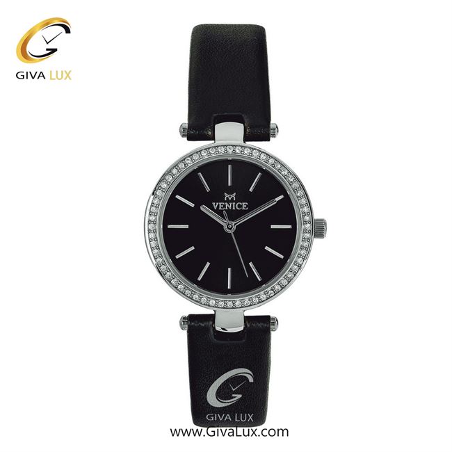 ساعت مچی اورجینال زنانه ونیز نقره ای | مشکی| مشکی| کد رفرنس V800971501