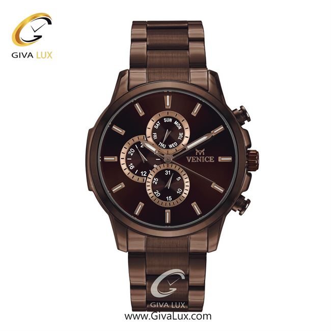 ساعت مچی اورجینال مردانه ونیز سه موتوره فول تایم کافی | کافی| کافی| کد رفرنس V801063902