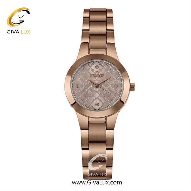 ساعت مچی اورجینال زنانه ونیز رزگلد | رزگلد| رزگلد| کد رفرنس V801173001
