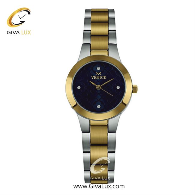 ساعت مچی اورجینال زنانه ونیز نقره ای-طلایی | طلایی-نقره ای| سرمه ای| کد رفرنس V801175501