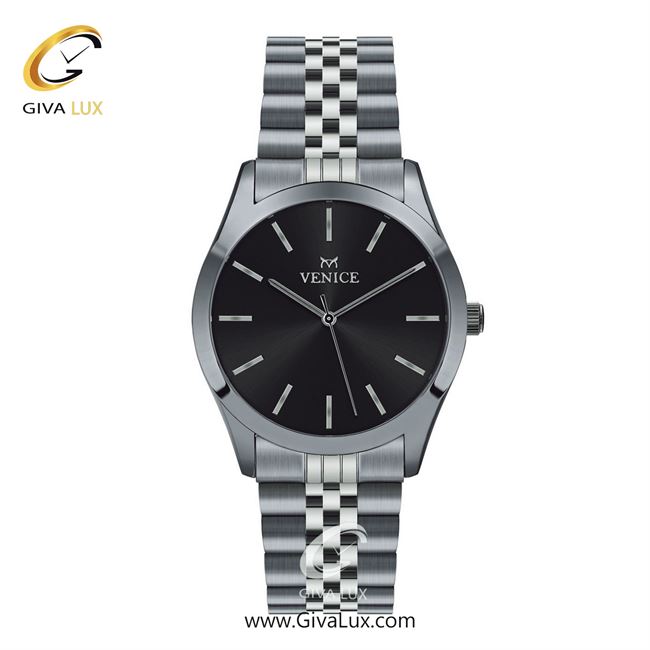 ساعت مچی اورجینال زنانه ونیز نقره ای | نقره ای| مشکی| کد رفرنس V801181501