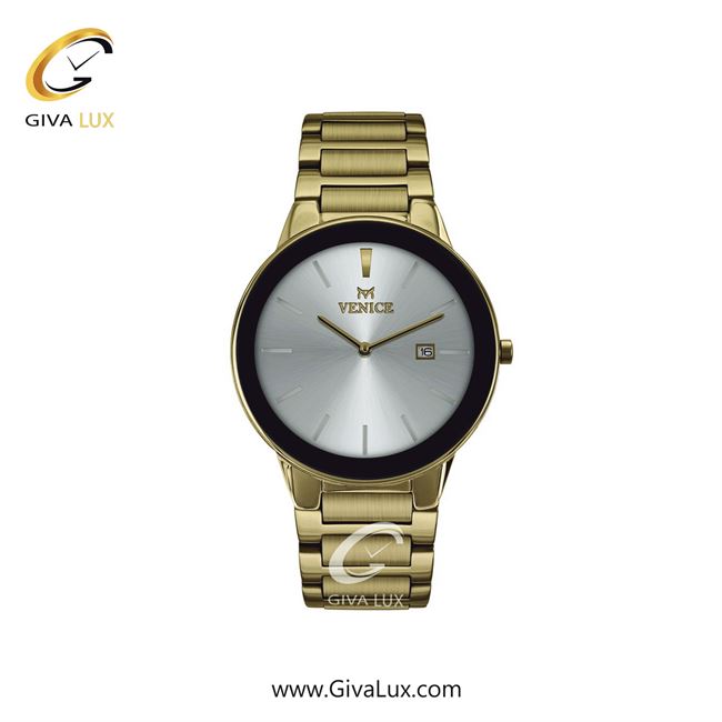 ساعت مچی اورجینال زنانه ونیز مشکی-طلایی | طلایی| نقره ای| کد رفرنس V801192101