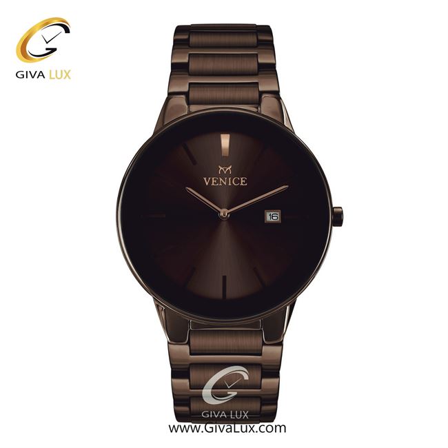 ساعت مچی اورجینال مردانه ونیز مشکی-قهوه ای | قهوه ای| قهوه ای| کد رفرنس V801193902