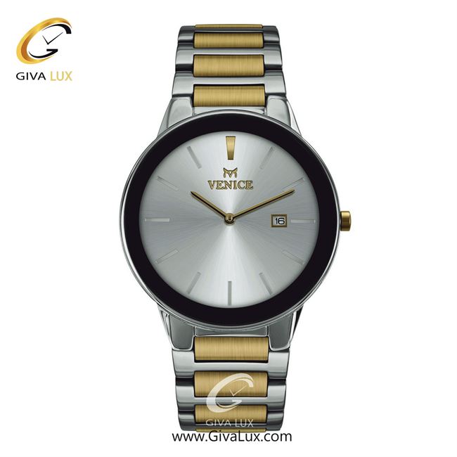 ساعت مچی اورجینال مردانه ونیز مشکی-نقره ای | طلایی-نقره ای| نقره ای| کد رفرنس V801195202