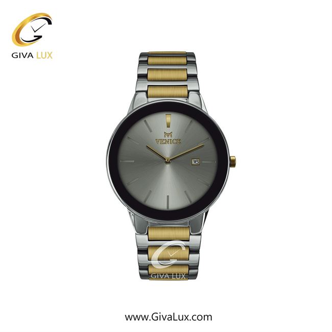 ساعت مچی اورجینال زنانه ونیز مشکی-نقره ای | نقره ای-طلایی| دودی|تیتانیوم| کد رفرنس V801195301