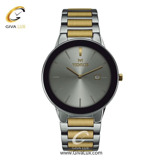ساعت مچی اورجینال مردانه ونیز نقره ای-مشکی | نقره ای-طلایی| دودی|تیتانیوم| کد رفرنس V801195302