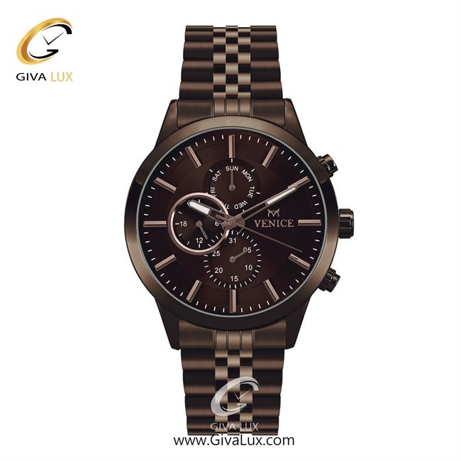 ساعت مچی اورجینال مردانه ونیز سه موتوره فول تایم کافی | کافی| کافی| کد رفرنس V801233902