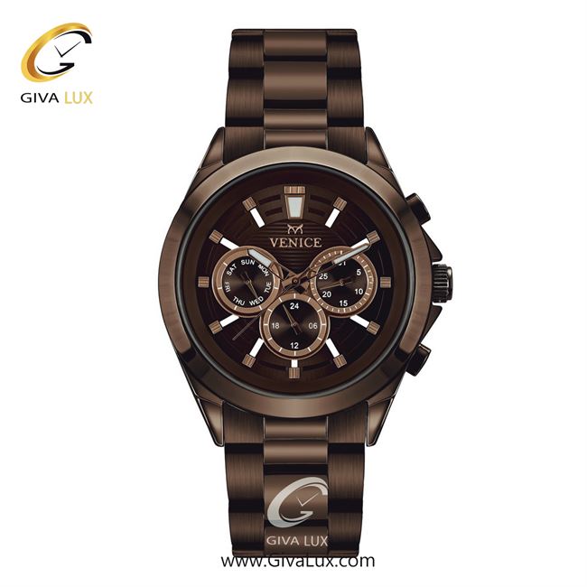 ساعت مچی اورجینال مردانه ونیز سه موتوره فول تایم کافی | کافی| کافی| کد رفرنس V801253902