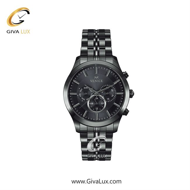 ساعت مچی اورجینال زنانه ونیز سه موتوره فول تایم تیتانیوم | تیتانیوم| دودی|تیتانیوم| کد رفرنس V801264601