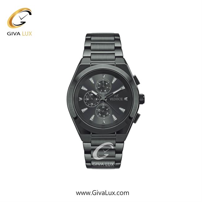 ساعت مچی اورجینال زنانه ونیز سه موتوره فول تایم تیتانیوم | تیتانیوم| دودی|تیتانیوم| کد رفرنس V801274601