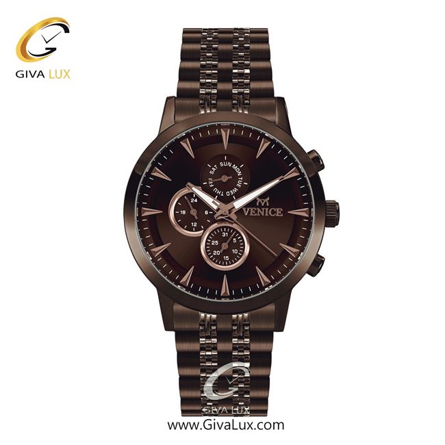 ساعت مچی اورجینال مردانه ونیز سه موتوره فول تایم کافی | کافی| کافی| کد رفرنس V801283902