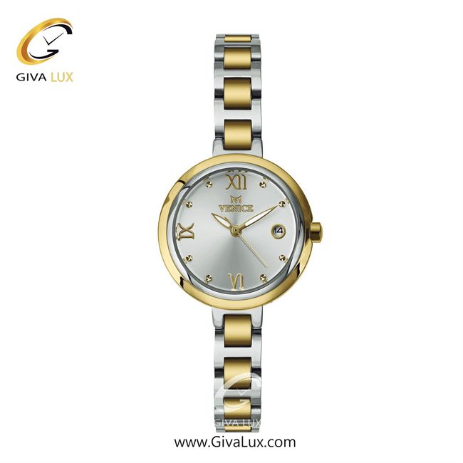 ساعت مچی اورجینال زنانه ونیز طلایی | نقره ای-طلایی| نقره ای| کد رفرنس V801305201