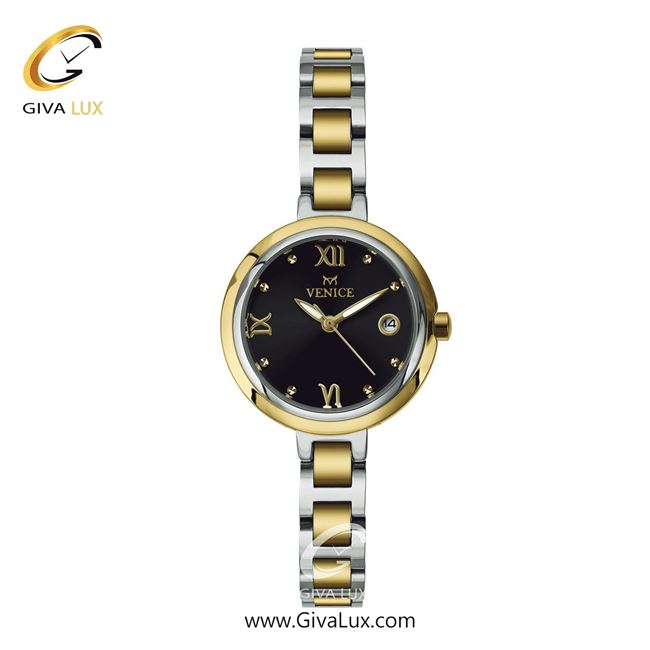 ساعت مچی اورجینال زنانه ونیز طلایی | نقره ای-طلایی| مشکی| کد رفرنس V801305601
