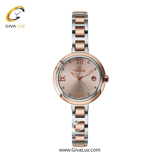 ساعت مچی اورجینال زنانه ونیز رزگلد-نقره ای | رزگلد-نقره ای| رزگلد| کد رفرنس Vinice801306101