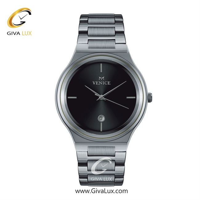 ساعت مچی اورجینال مردانه ونیز نقره ای | نقره ای| مشکی| کد رفرنس V801311502