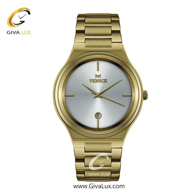 ساعت مچی اورجینال مردانه ونیز طلایی | طلایی| نقره ای| کد رفرنس V801312102