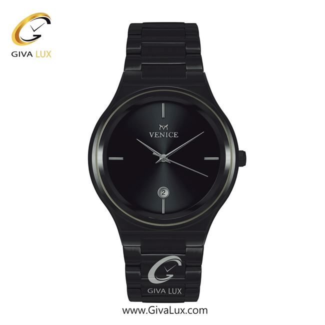 ساعت مچی اورجینال مردانه ونیز مشکی | مشکی| مشکی| کد رفرنس V801314102