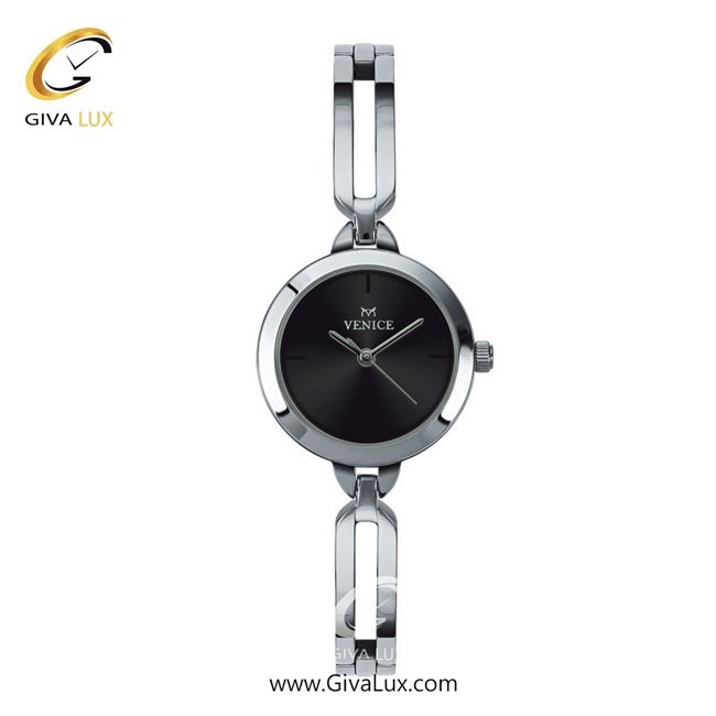 ساعت مچی اورجینال زنانه ونیز نقره ای | نقره ای| مشکی| کد رفرنس V801331501