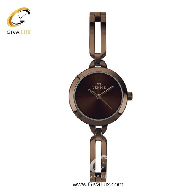 ساعت مچی اورجینال زنانه ونیز کافی | کافی| قهوه ای| کد رفرنس V801333901