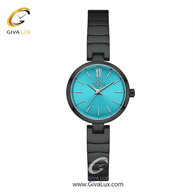 ساعت مچی اورجینال زنانه ونیز تیتانیوم | تیتانیوم(زغالی)| آبی| کد رفرنس V801344201