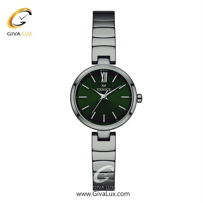 ساعت مچی اورجینال زنانه ونیز تیتانیوم | تیتانیوم| سبز یشمی تیره| کد رفرنس V801344901
