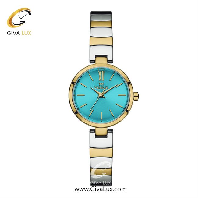 ساعت مچی اورجینال زنانه ونیز طلایی | نقره ای-طلایی| آبی| کد رفرنس V801345511